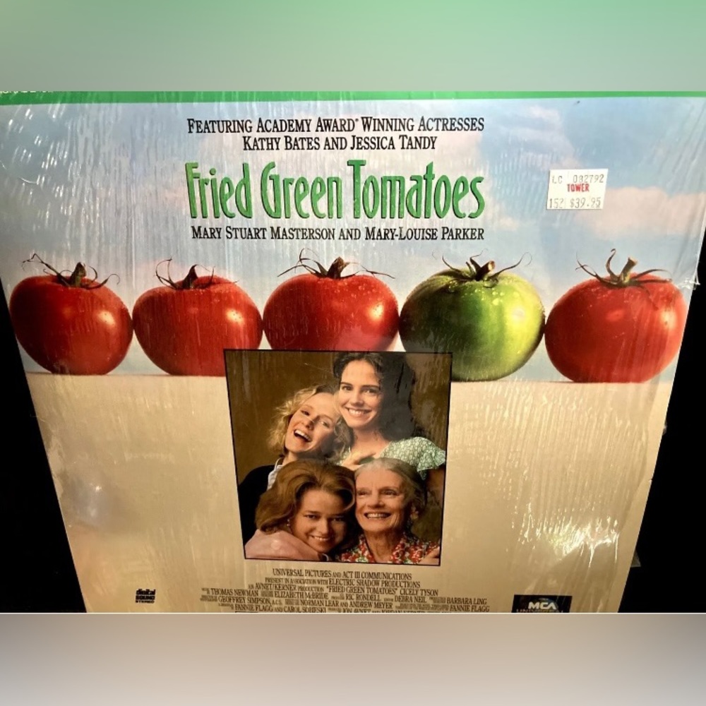 Vintage Fried Green Tomatoes Laserdisc New Old Stock Excellent Unused Condition